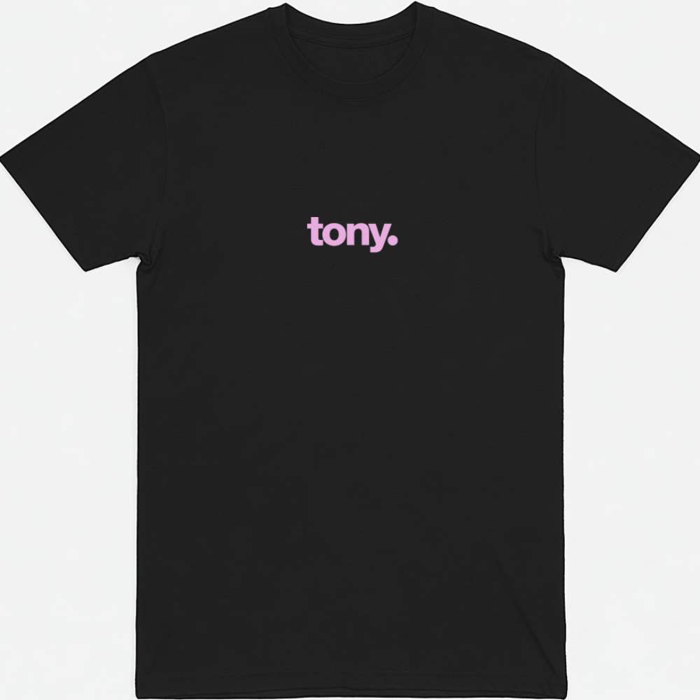 Tony - Black tee