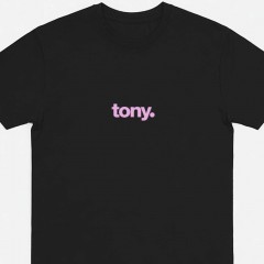 Tony - Black tee