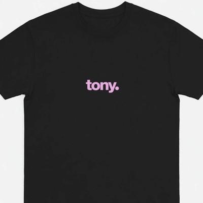 Tony - Black tee