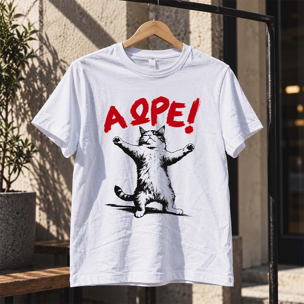 Α ΩΡΕ  - White tee