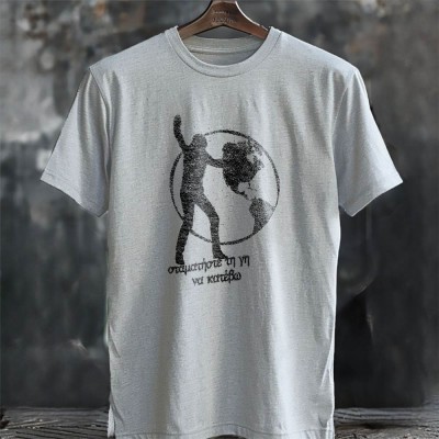 Σταματήστε τη γη να κατέβω - Iced Grey unisex