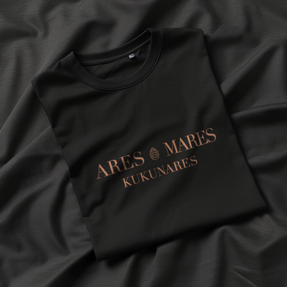 ARES MARES Kukunares T-Shirt Μαύρο