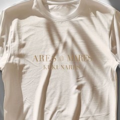 ARES MARES Kukunares Vintage T-Shirt Λευκό