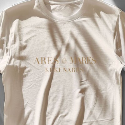 ARES MARES Kukunares Vintage T-Shirt Λευκό