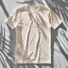 ARES MARES Kukunares Vintage T-Shirt Λευκό