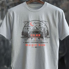 Magic Bus - Iced Grey tee