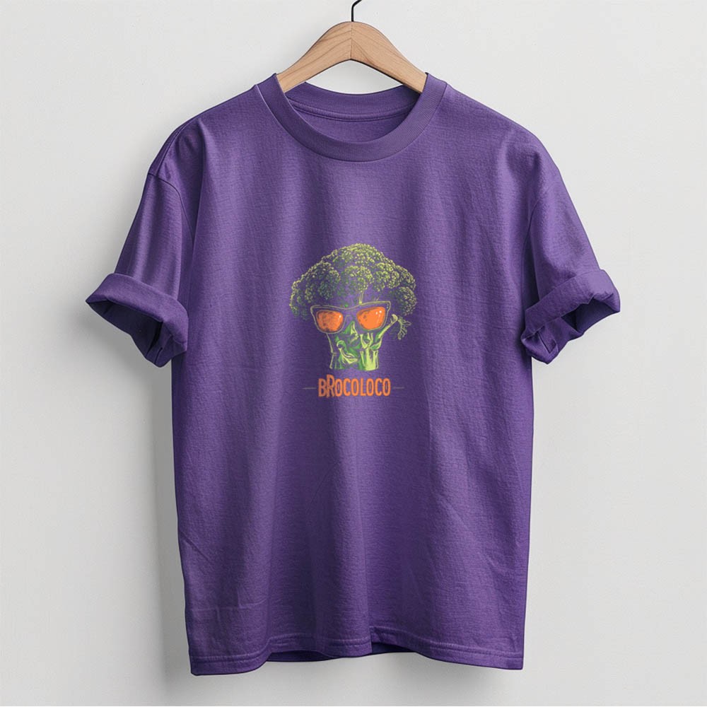 Μπροκολόκο T-Shirt Μωβ