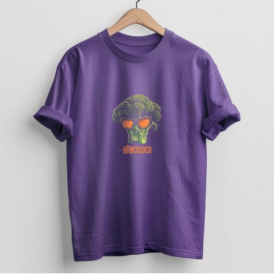 Μπροκολόκο T-Shirt Μωβ