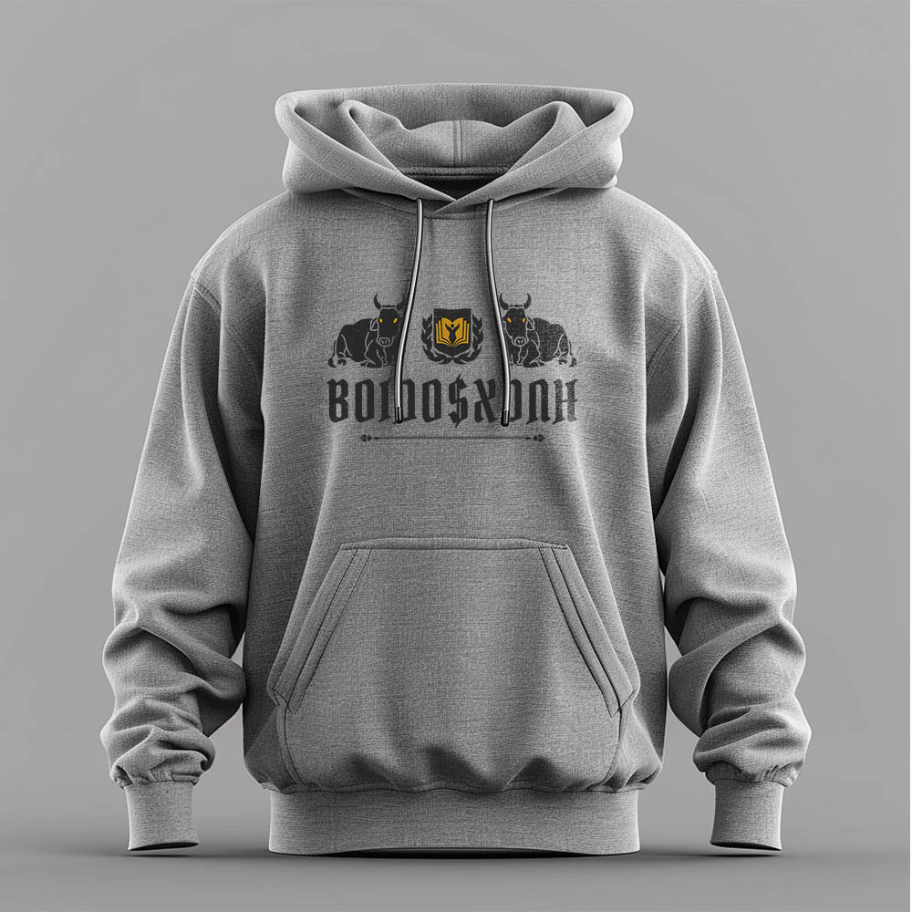 Βοϊδοσχολή Περάματος - Γκρι Hoodie