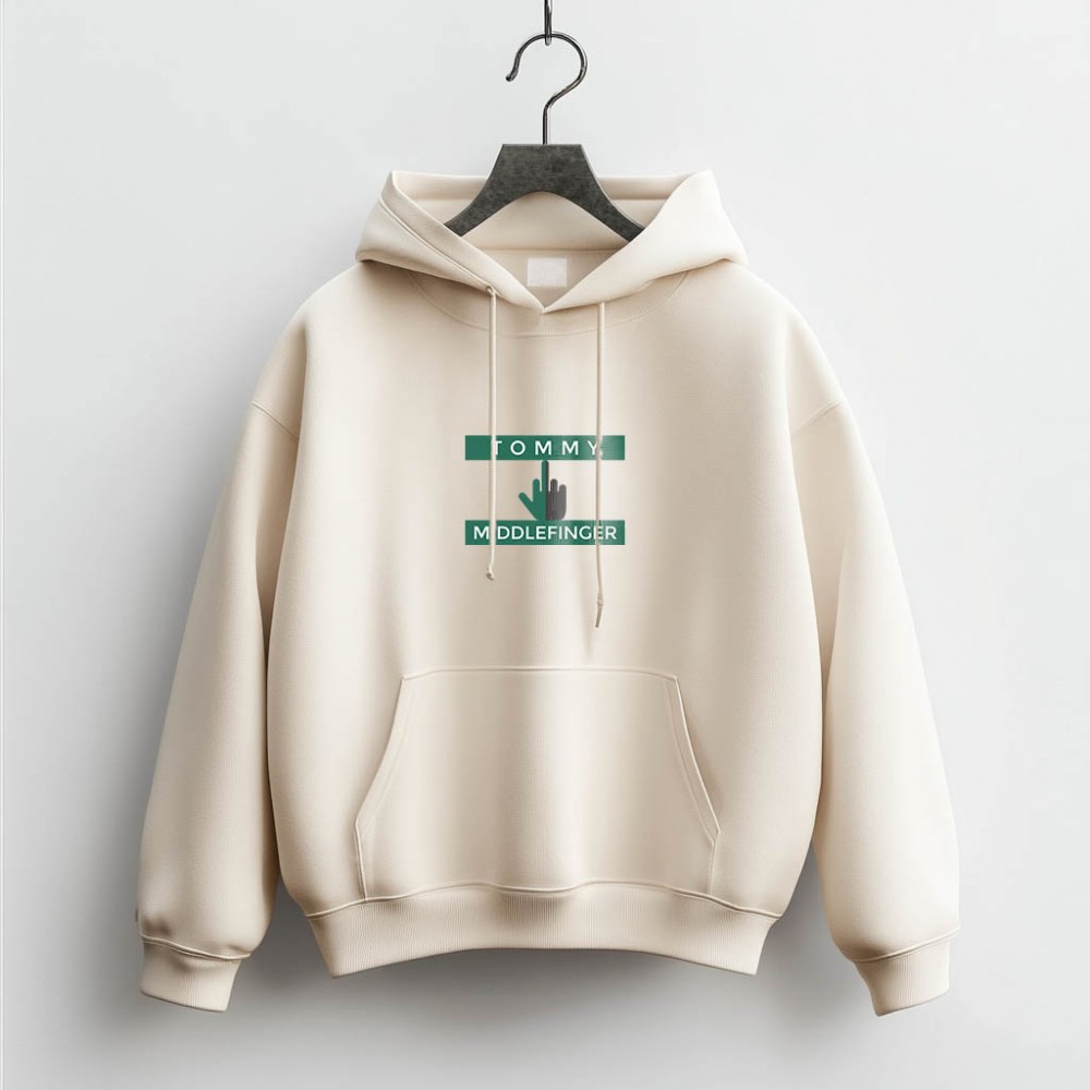 Τόμυ Μίντλφιγκερ  - Vintage white hoodie