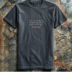 Όλως παραδόξως  (My spanish lessons tee) - Ανθρακί