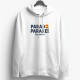 Παραπέρα - White Hoodie