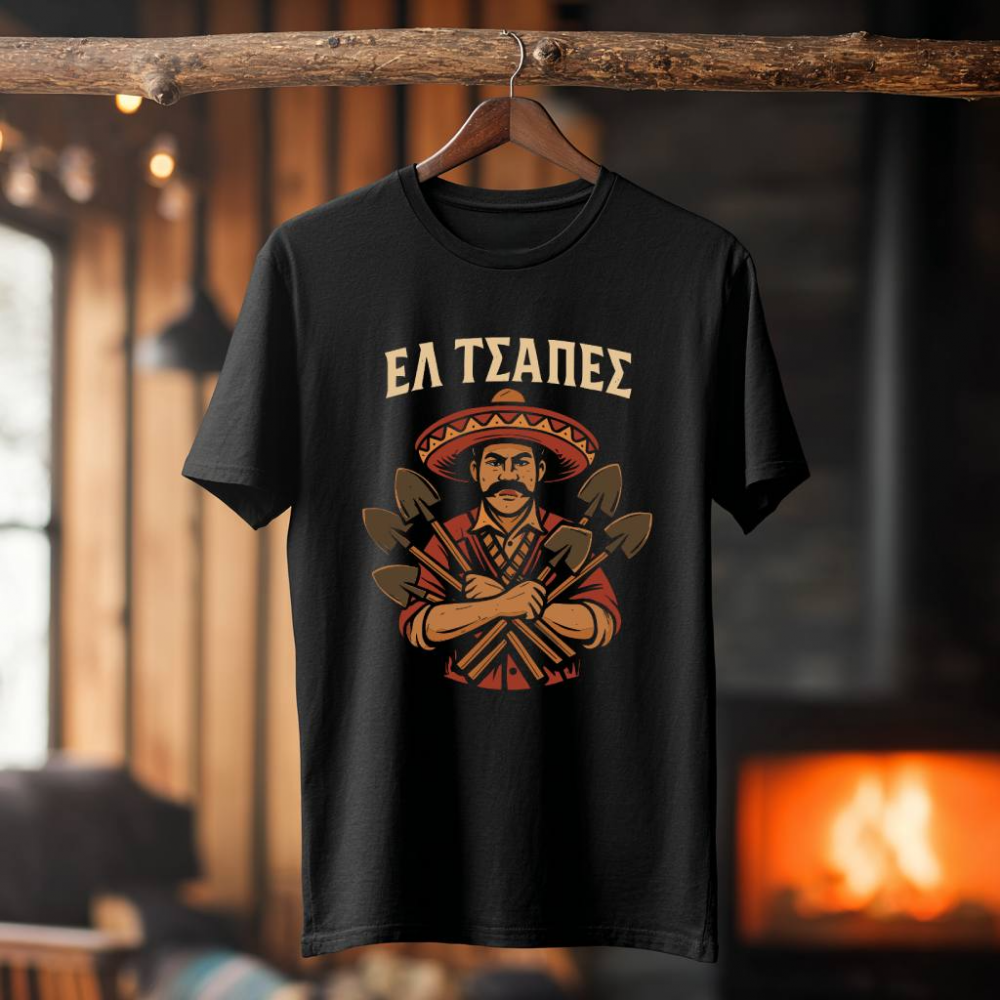 Ελ Τσάπες - T-shirt μαύρο