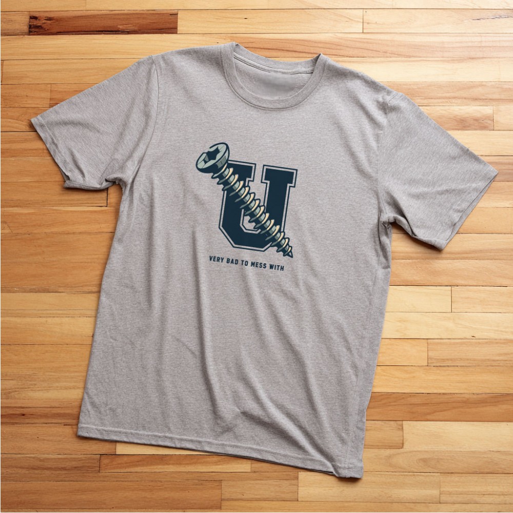 SCREWU  - Vintage Grey tee