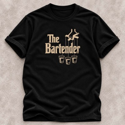 The bartender  - Black tee