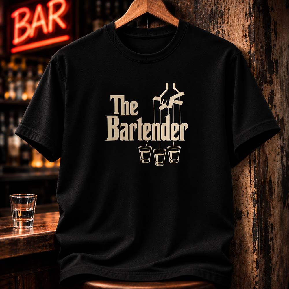 The bartender  - Black tee
