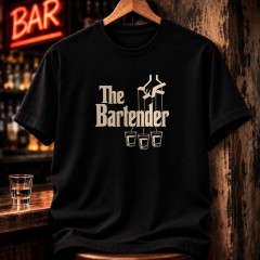 The bartender  - Black tee