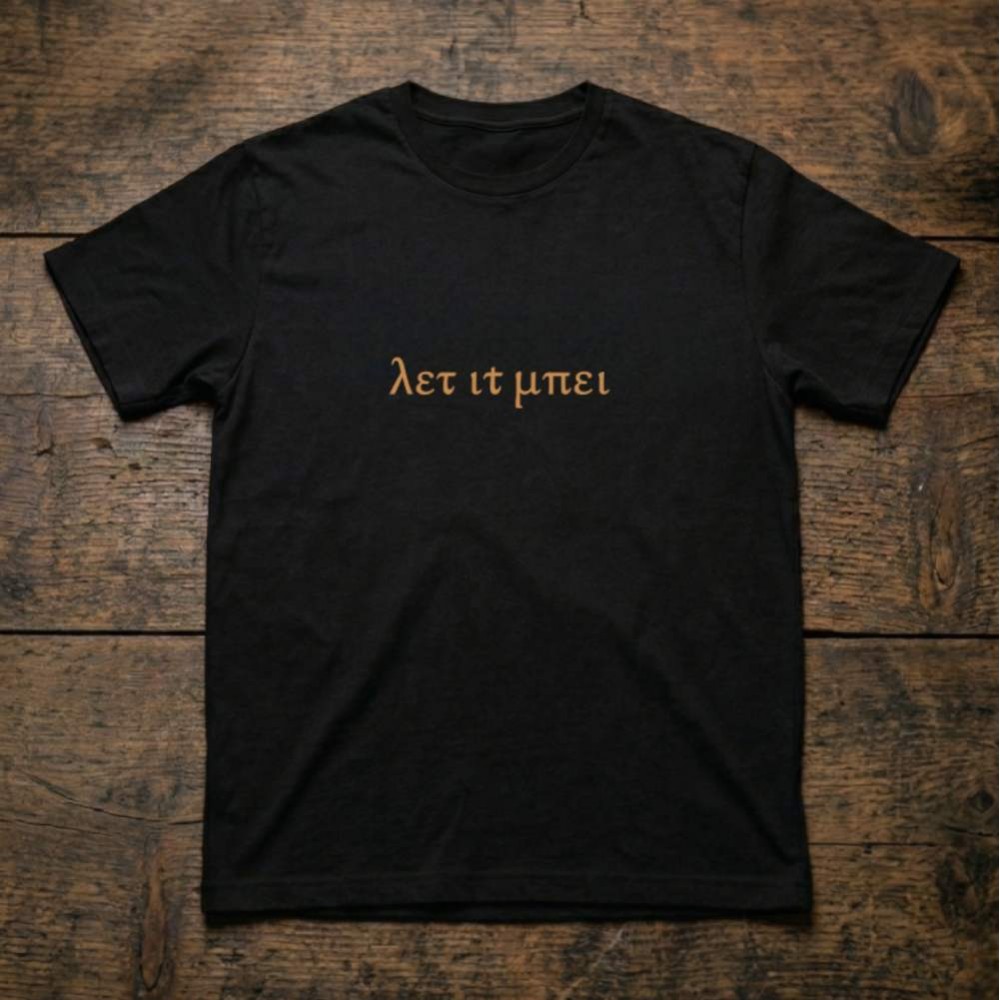 let it μπει  - Black