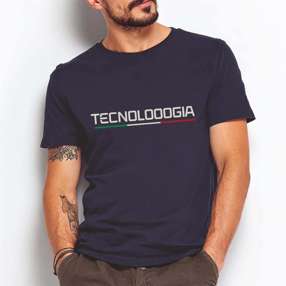 Tecnolooogia Blue Navy T-Shirt