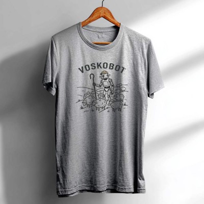 Βοσκομπότ -Γκρί μπλουζάκι