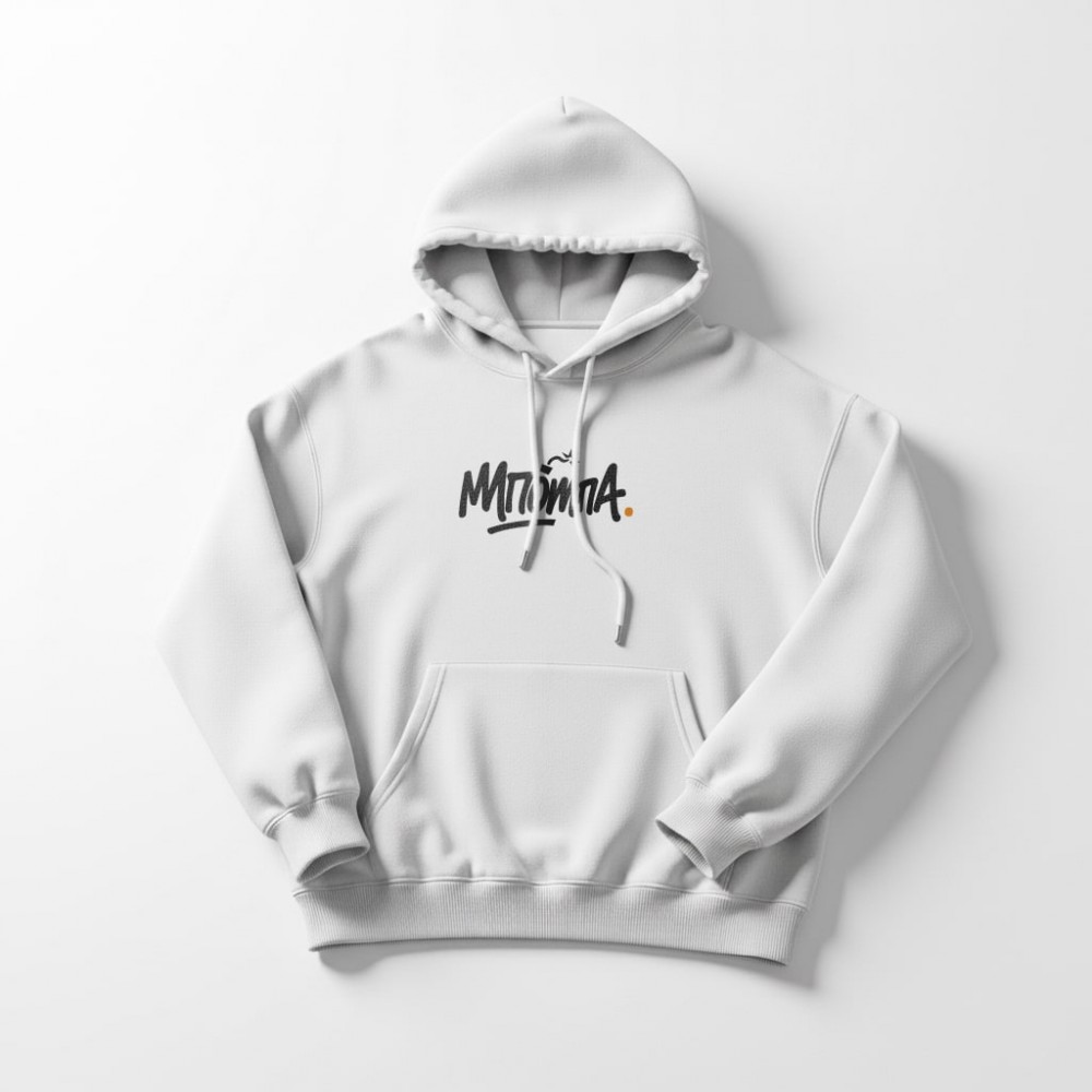 ΜΠΟΜΠΑ - Λευκό Hoodie