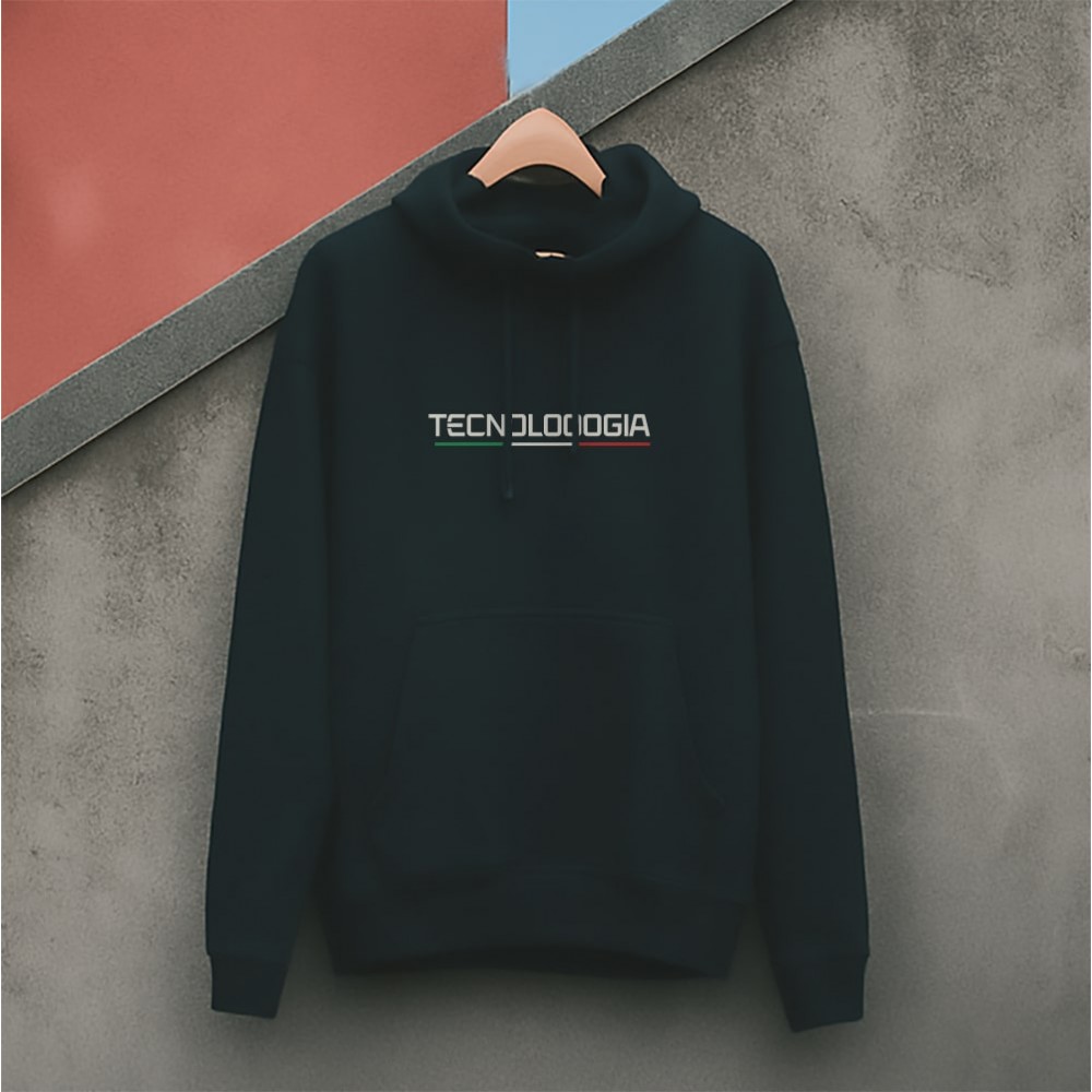 Tecnolooogia Blue Navy Hoodie