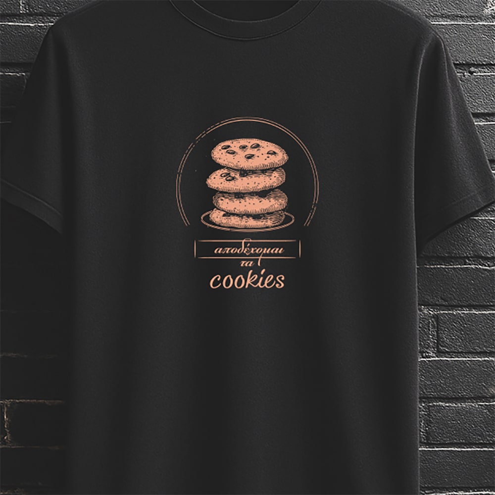 Αποδέχομαι τα Cookies - Black unisex