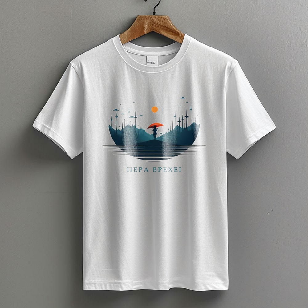 Πέρα βρέχει - White t-shirt