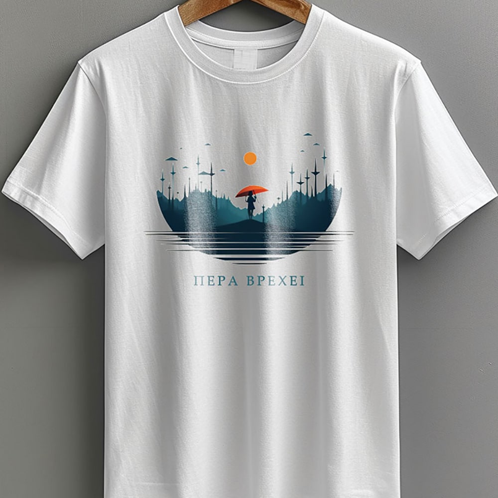 Πέρα βρέχει - White t-shirt