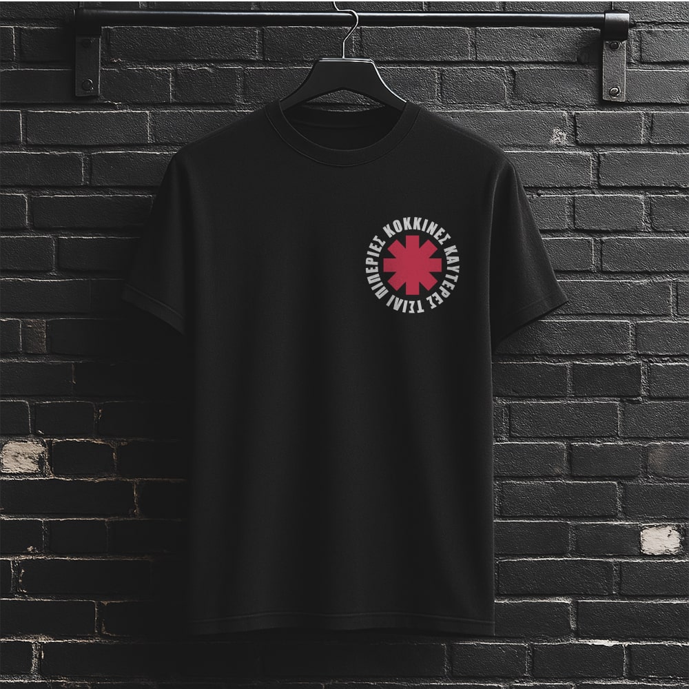 Κόκκινες πιπεριές - T-Shirt σε χρώμα μαύρο