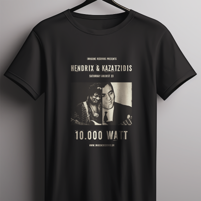 Χέντριξ και Καζαντζίδης- Μαύρο t-shirt