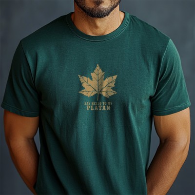 Say hello to my Platan - Green tee