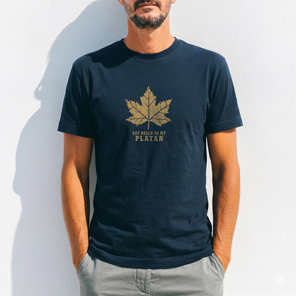 Say hello to my Platan - Navy tee