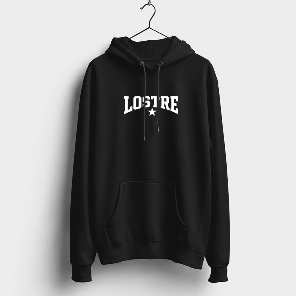 Λοστρέ - Black Hoodie
