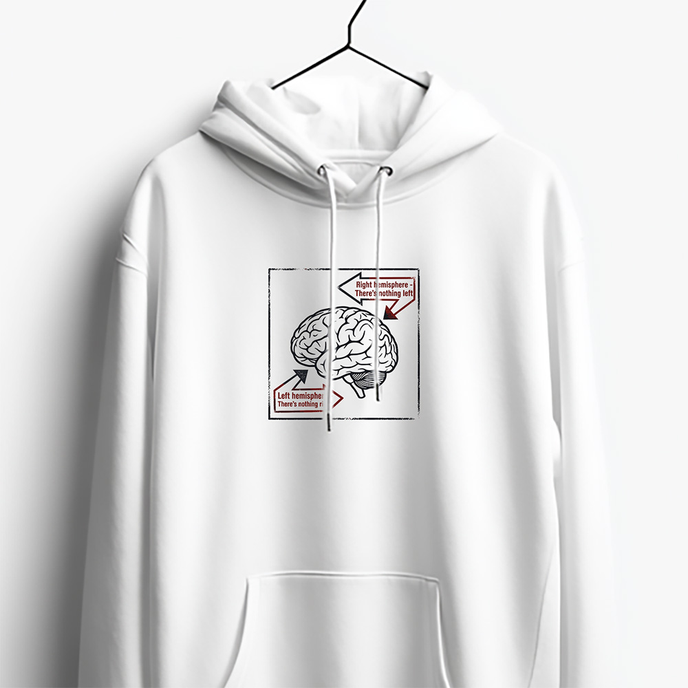 There's nothing Left - White Hoodie