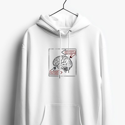 There's nothing Left - White Hoodie