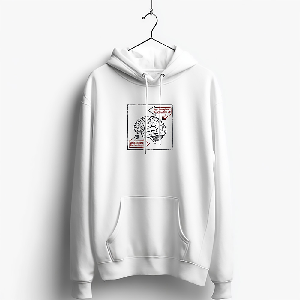 There's nothing Left - White Hoodie
