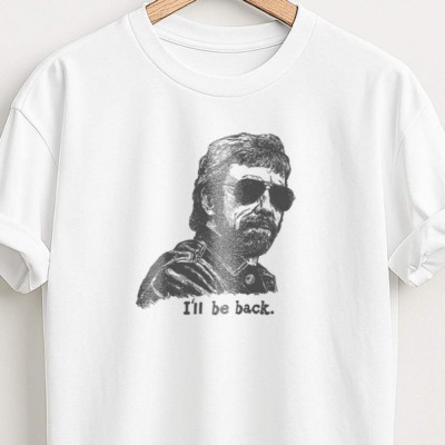 I' LL BE BACK  Λευκό τίσερτ