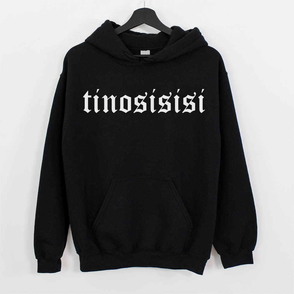 tinosisisi Hoodie Μαύρο