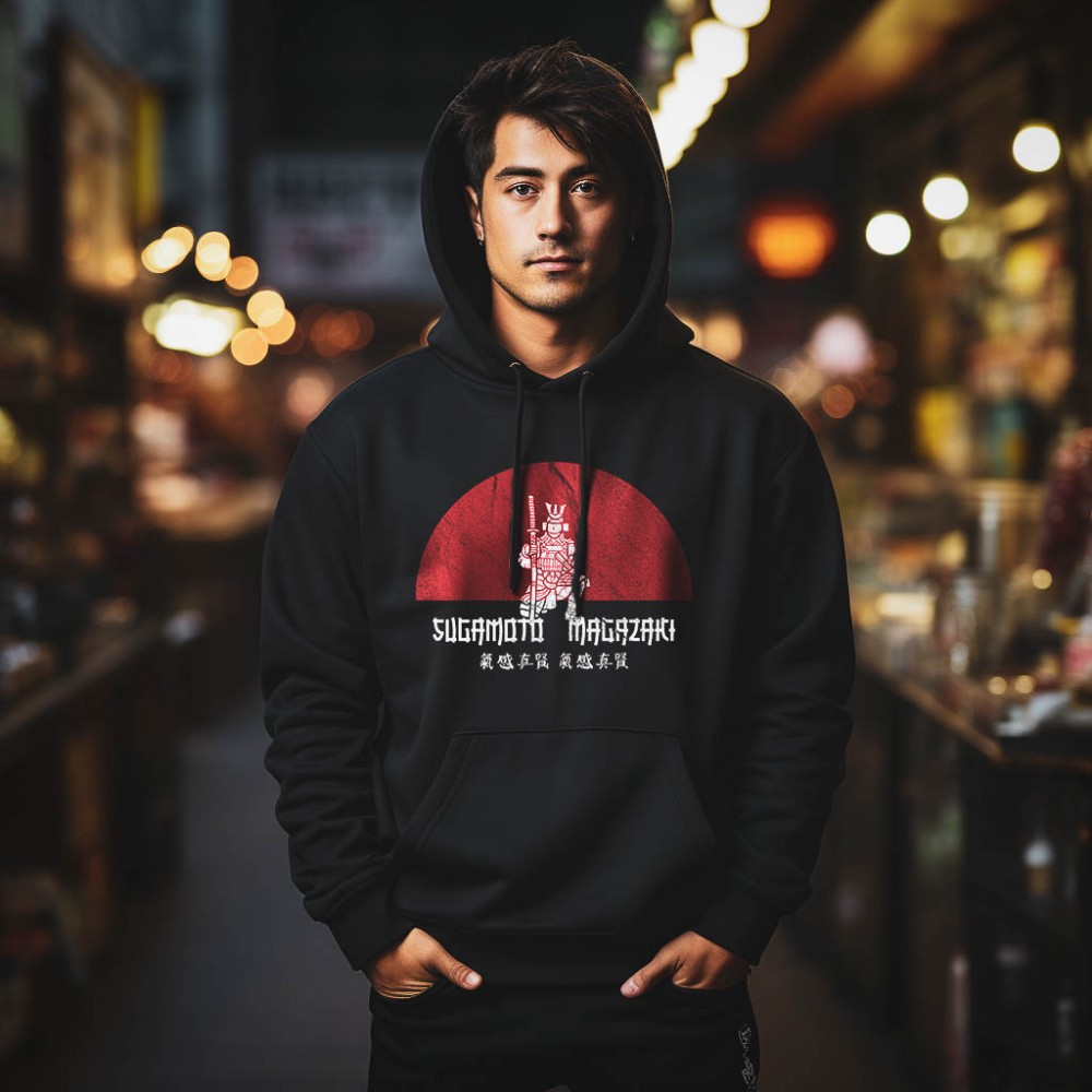 Sugamoto Magazaki Hoodie Μαύρο