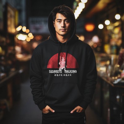 Sugamoto Magazaki Hoodie Μαύρο