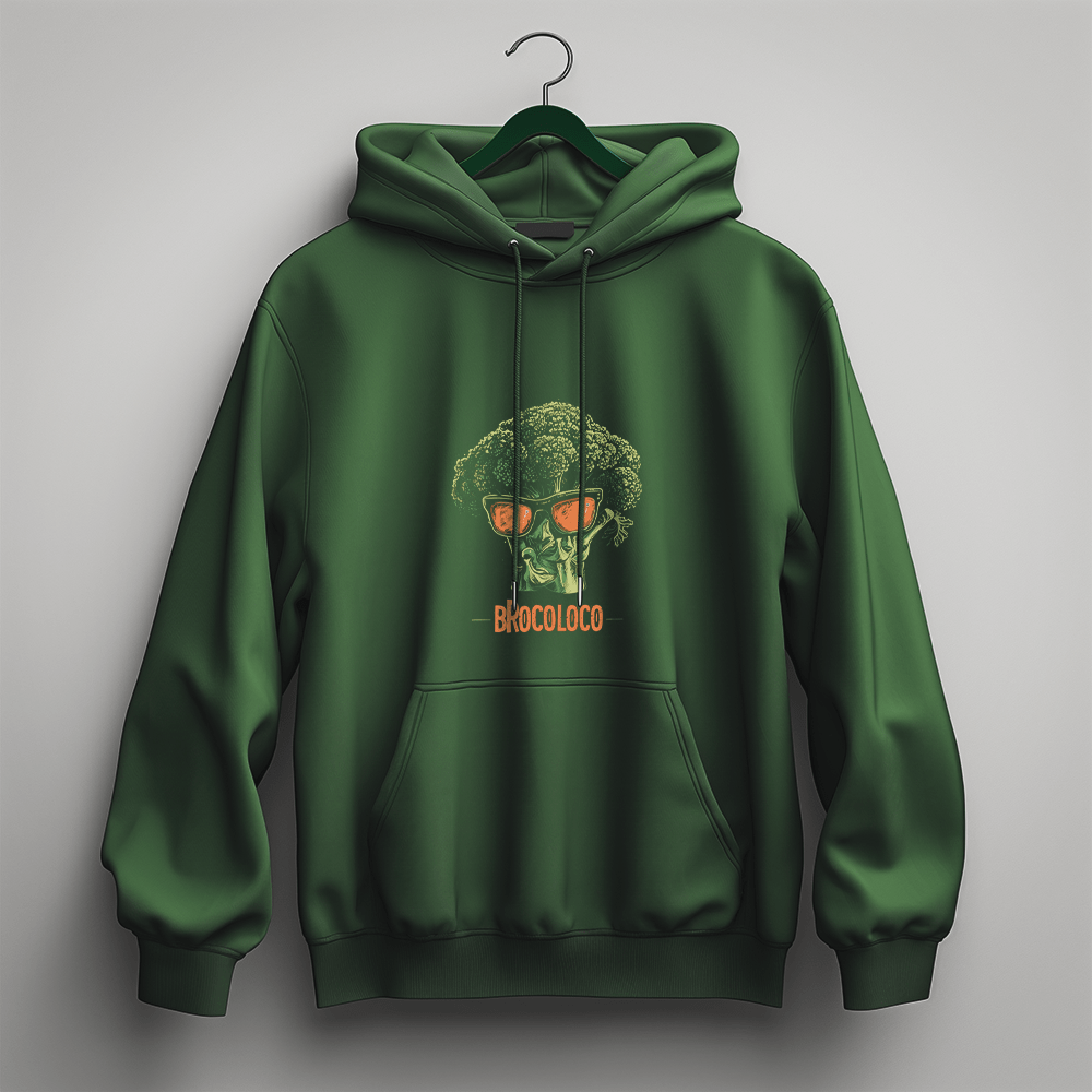 Μπροκολόκο Hoodie Πράσινο