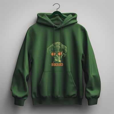 Μπροκολόκο Hoodie Πράσινο
