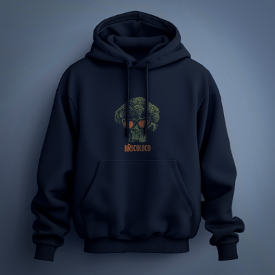 Μπροκολόκο Hoodie Μπλε Navy
