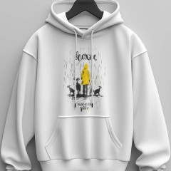 Βροχές και κάτι γίδες - White Hoodie