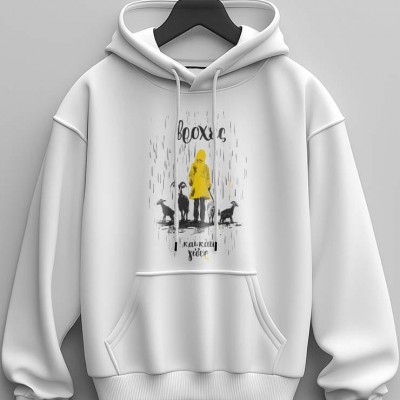 Βροχές και κάτι γίδες - White Hoodie