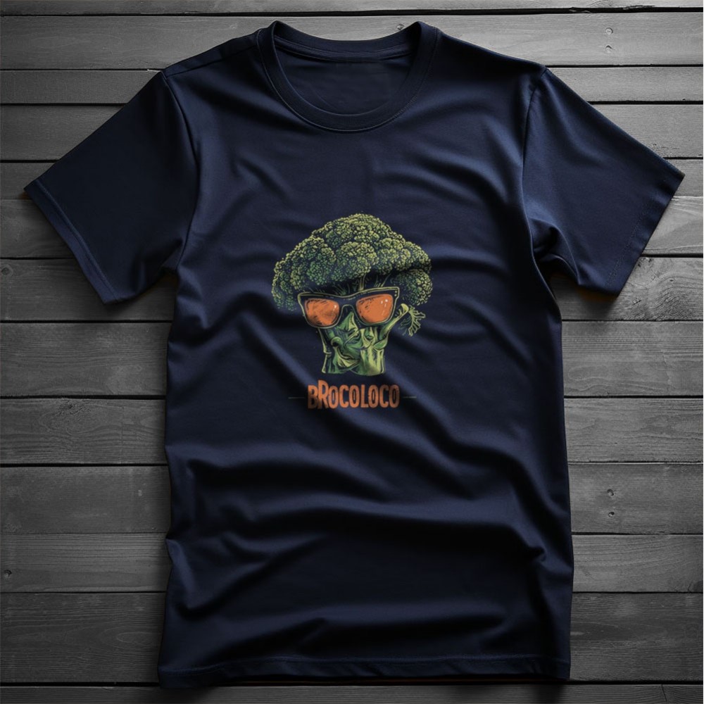 Μπροκολόκο T-Shirt Μπλε Navy