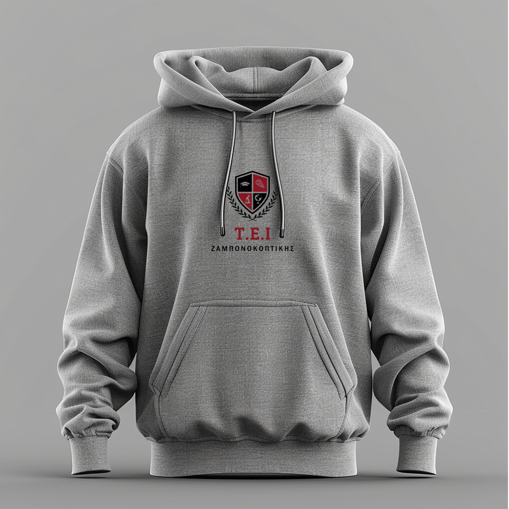 Τ.Ε.Ι. Ζαμπονοκοπτικής - Grey Hoodie