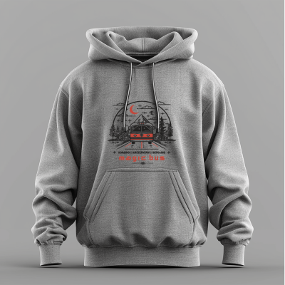 Magic Bus - Iced Grey Hoodie