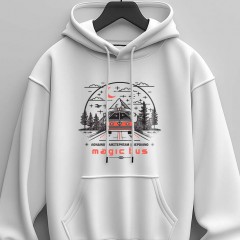 Magic Bus - White Hoodie